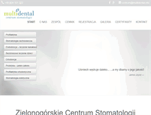 Tablet Screenshot of multidental.info